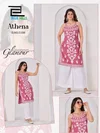 Athena By Blue Hills Rayon Embroidery Ladies Kurti Wholesale Market In Surat